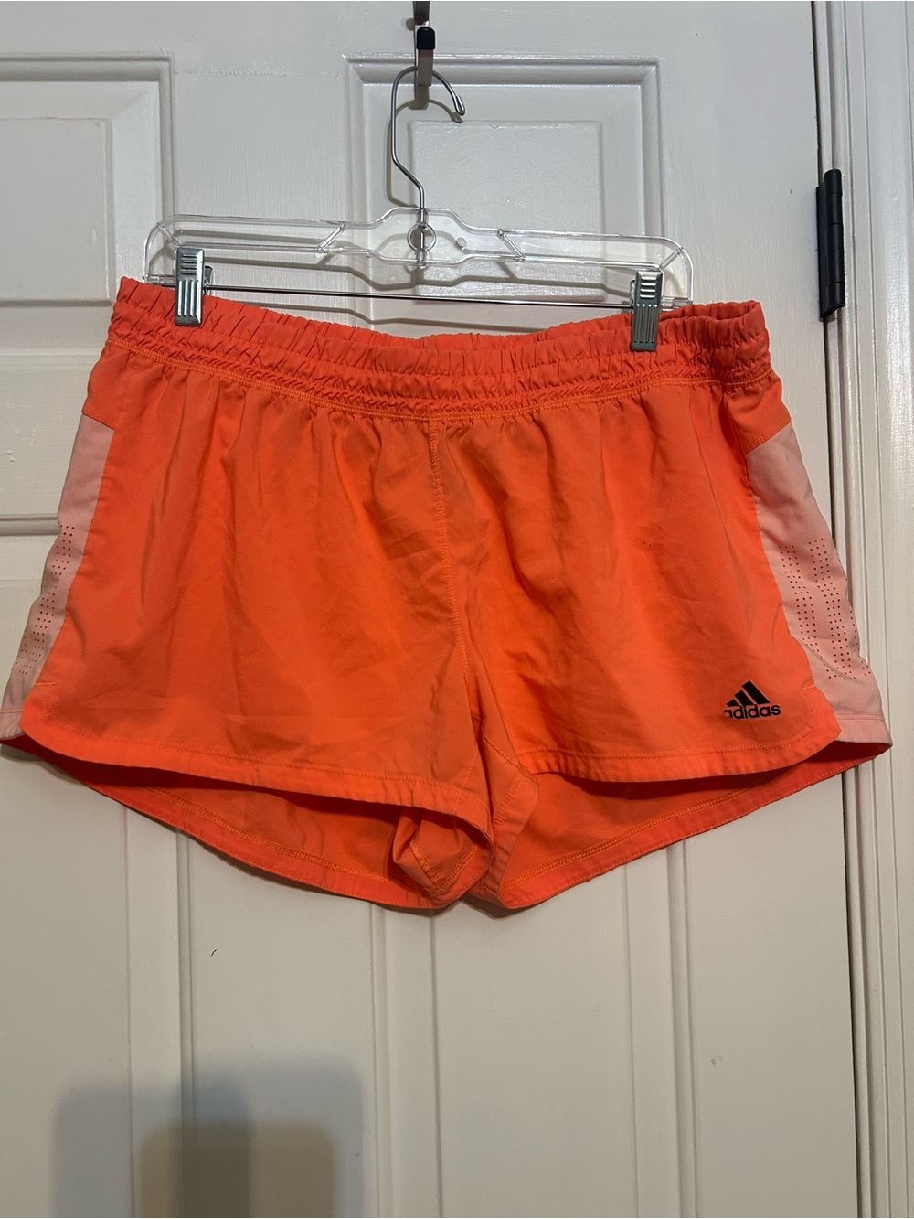 Adidas orange active shorts Womens size XL